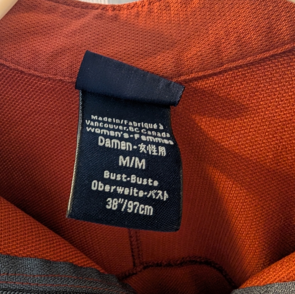 Arcteryx Burnt Orange Quarter-Zip Pullover - Picture 4 of 4